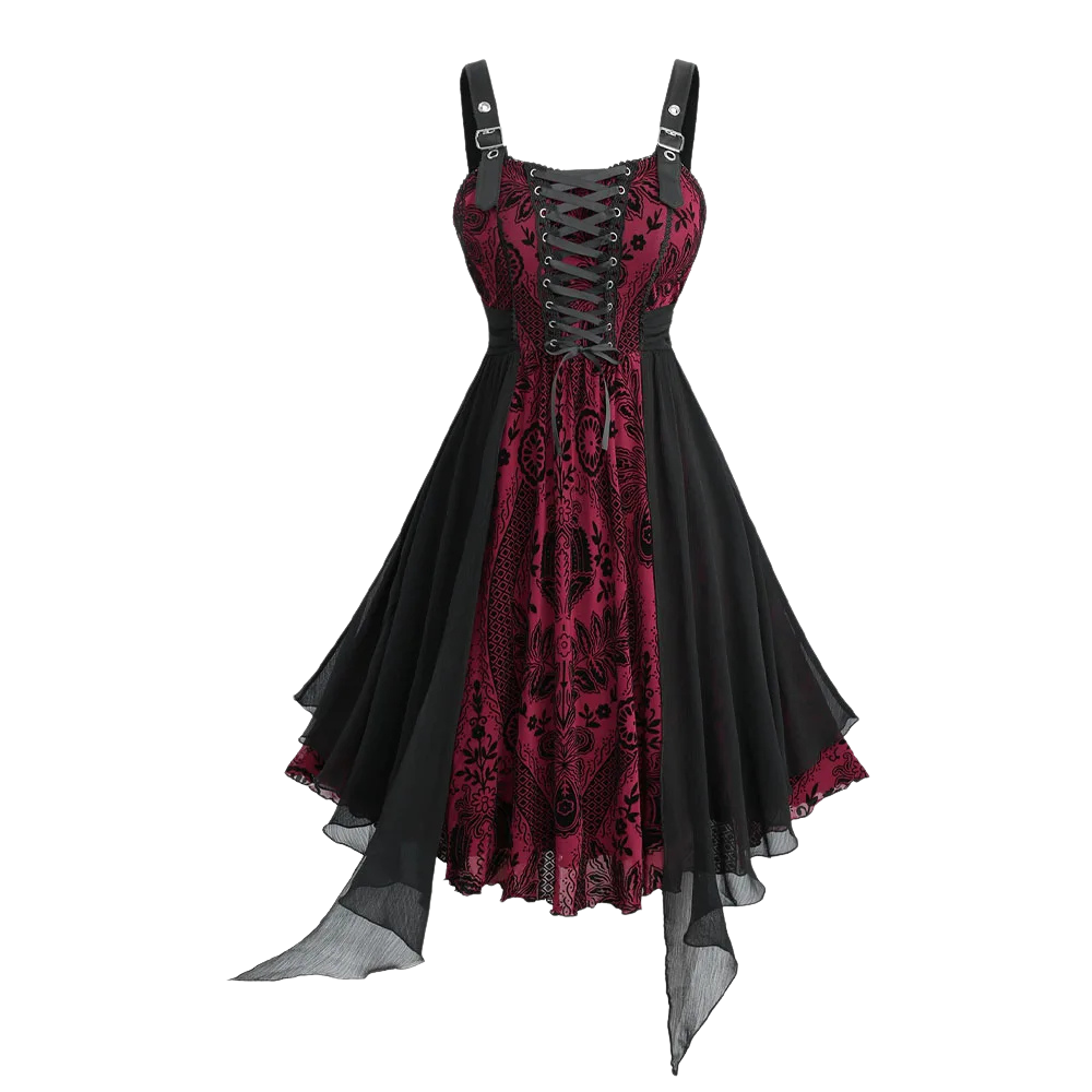 Flocquette Midi Dress
