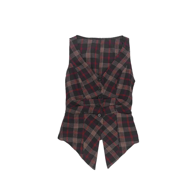Seraphel Plaid Top