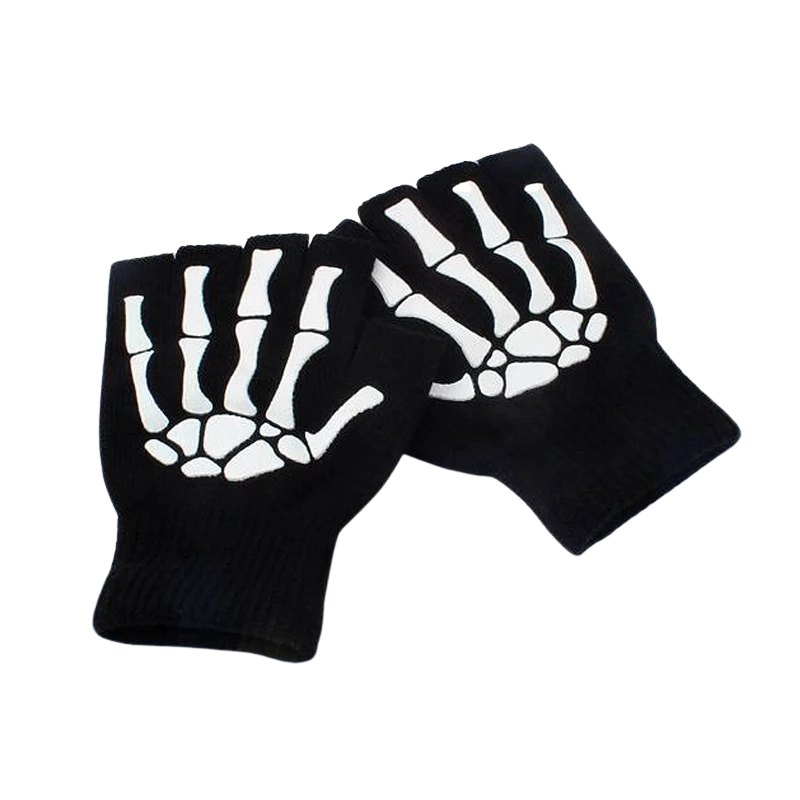 The Skull Knit Gloves