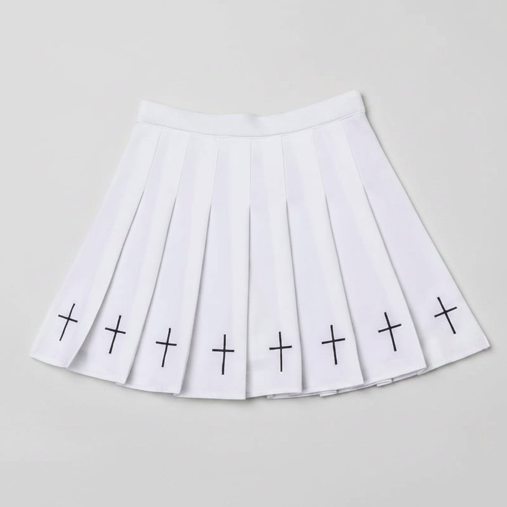 Punk Pleated Skirt