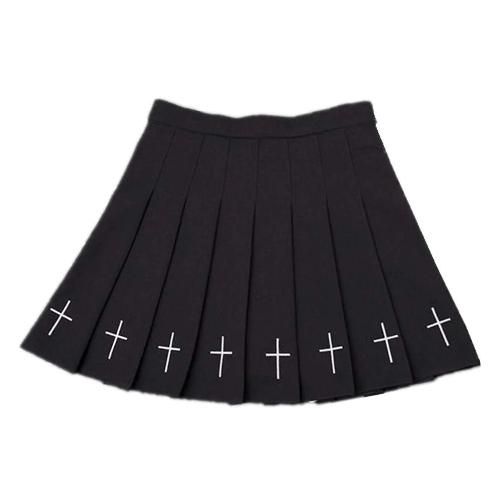 Punk Pleated Skirt