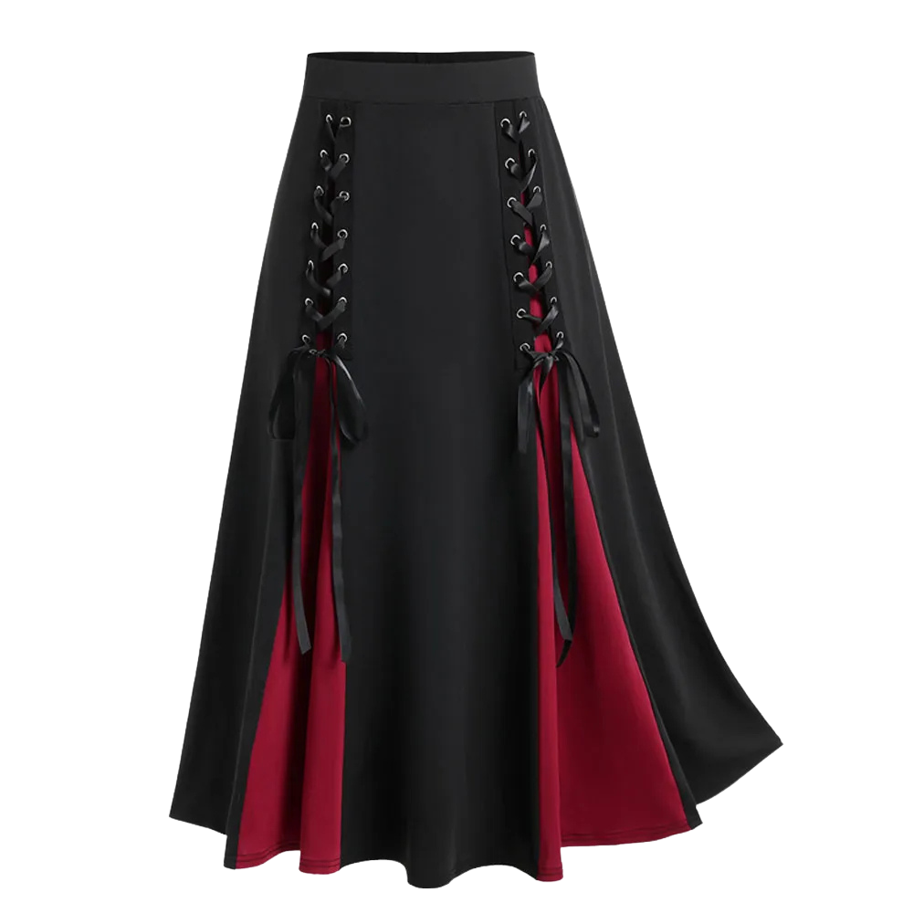 Scarletide Godet Skirt
