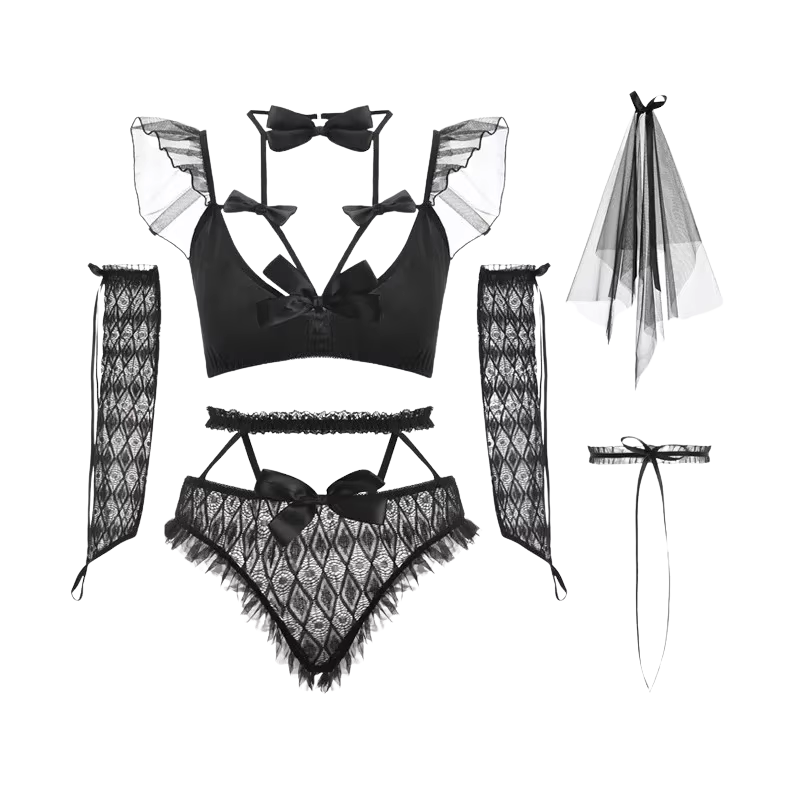 Morticia Bridal Set