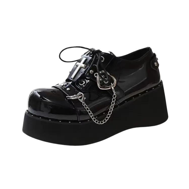 Obsidian Slip Heels