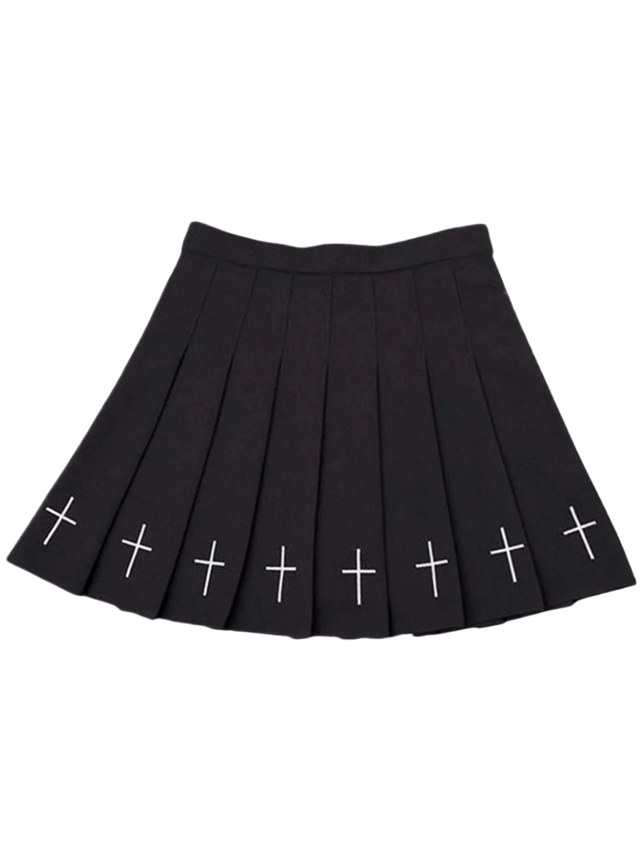 Punk Pleated Skirt