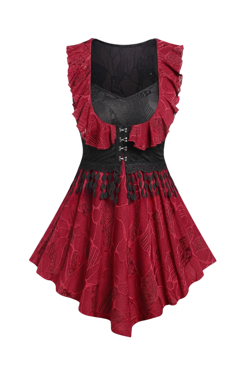 Jacquara Ruffle Tank