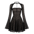 Square Neck Lace Mini