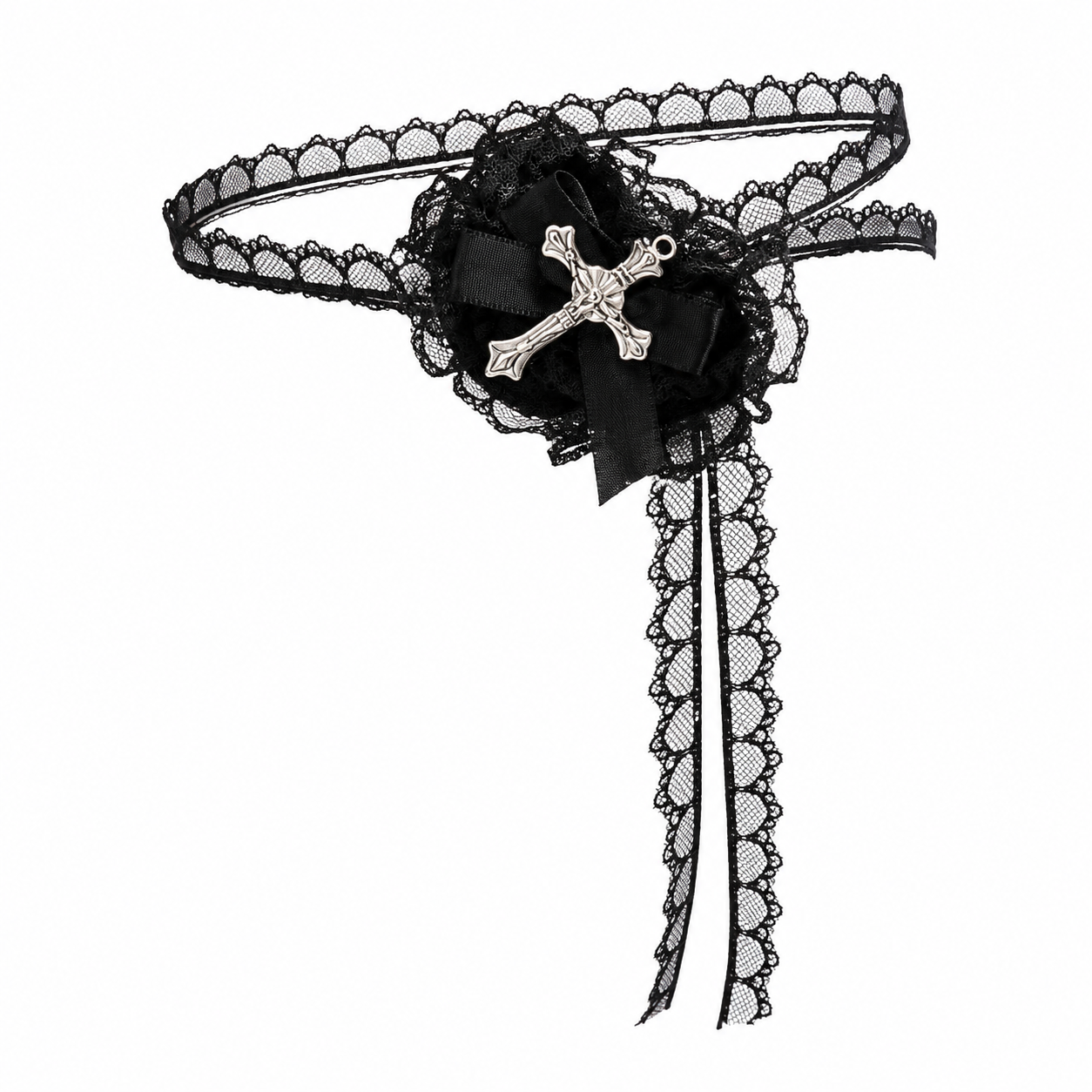 The Lace Eye Mask Necklace