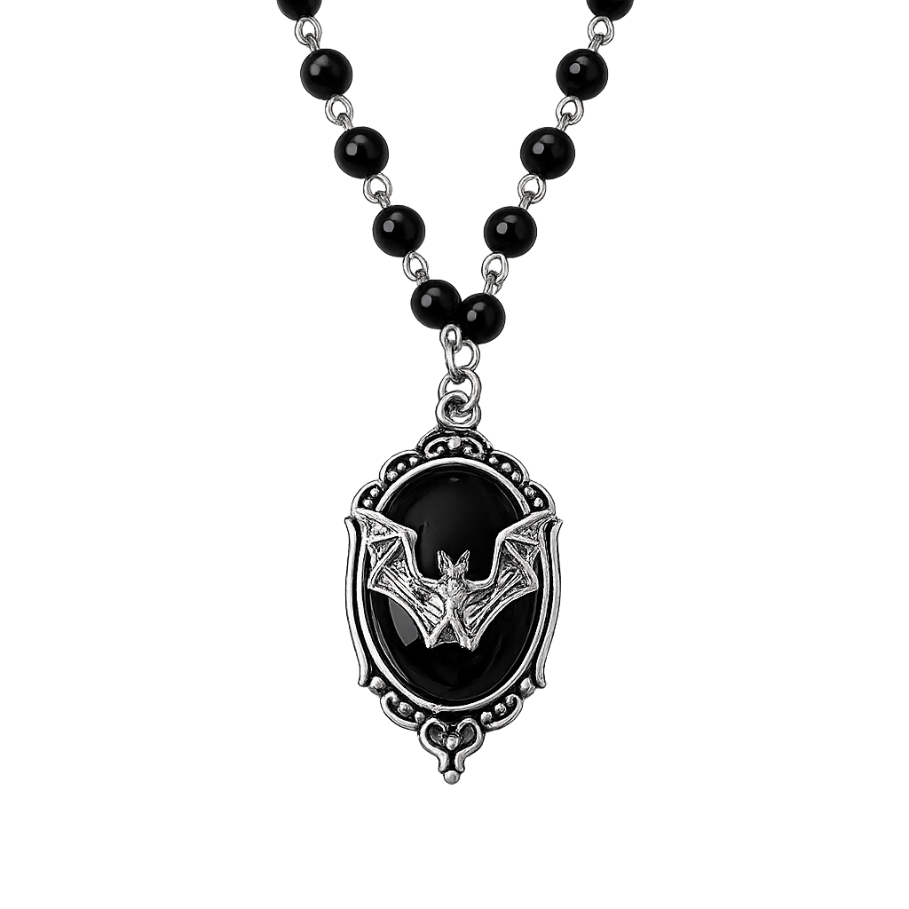 The Bat Cross Necklace