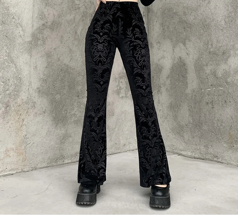 Orvaine Floral Velvet Skinny