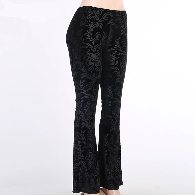 Orvaine Floral Velvet Skinny