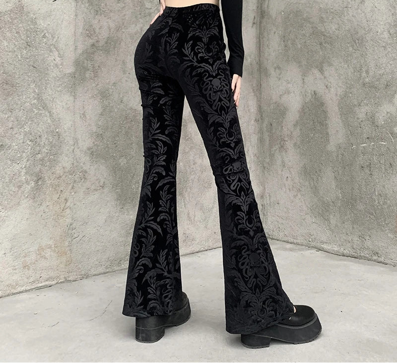 Orvaine Floral Velvet Skinny