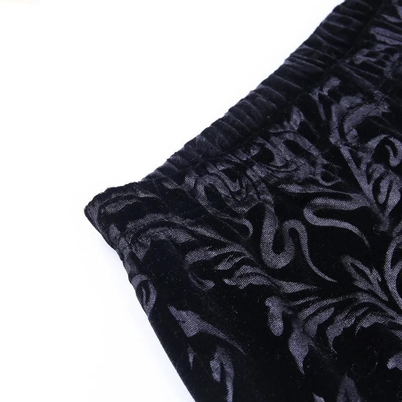 Orvaine Floral Velvet Skinny