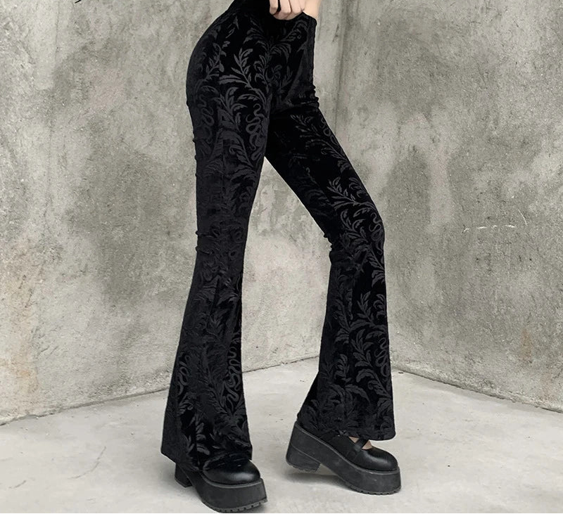 Orvaine Floral Velvet Skinny