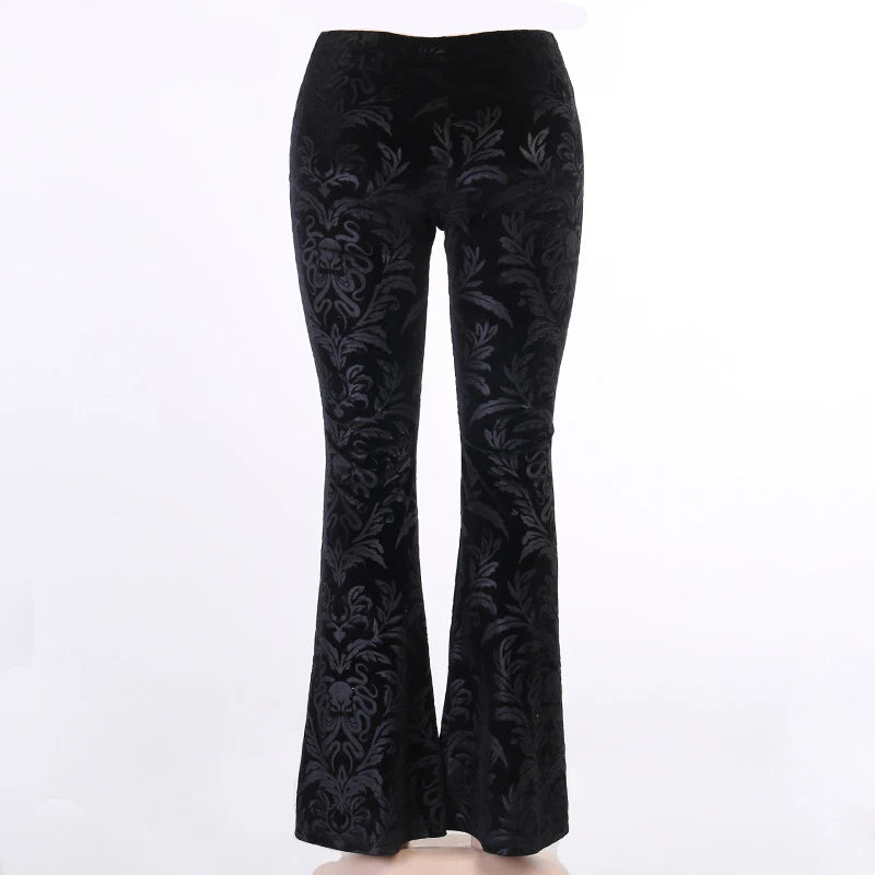 Orvaine Floral Velvet Skinny