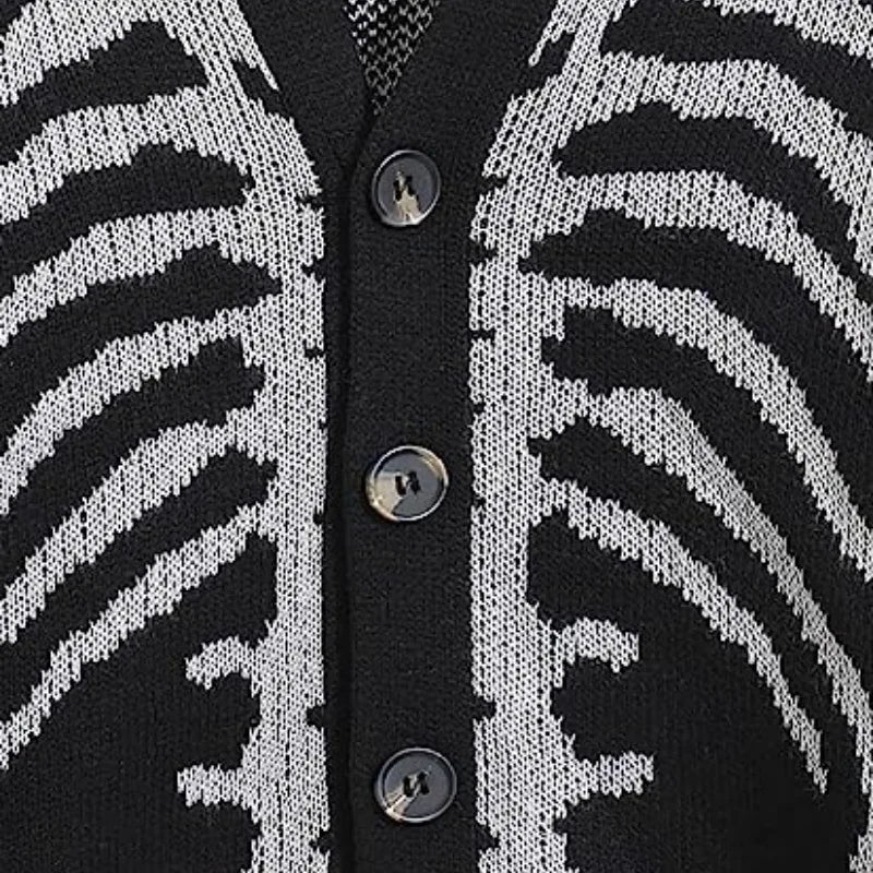 Skull Knit Coat