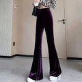 Velvet Flare Pants