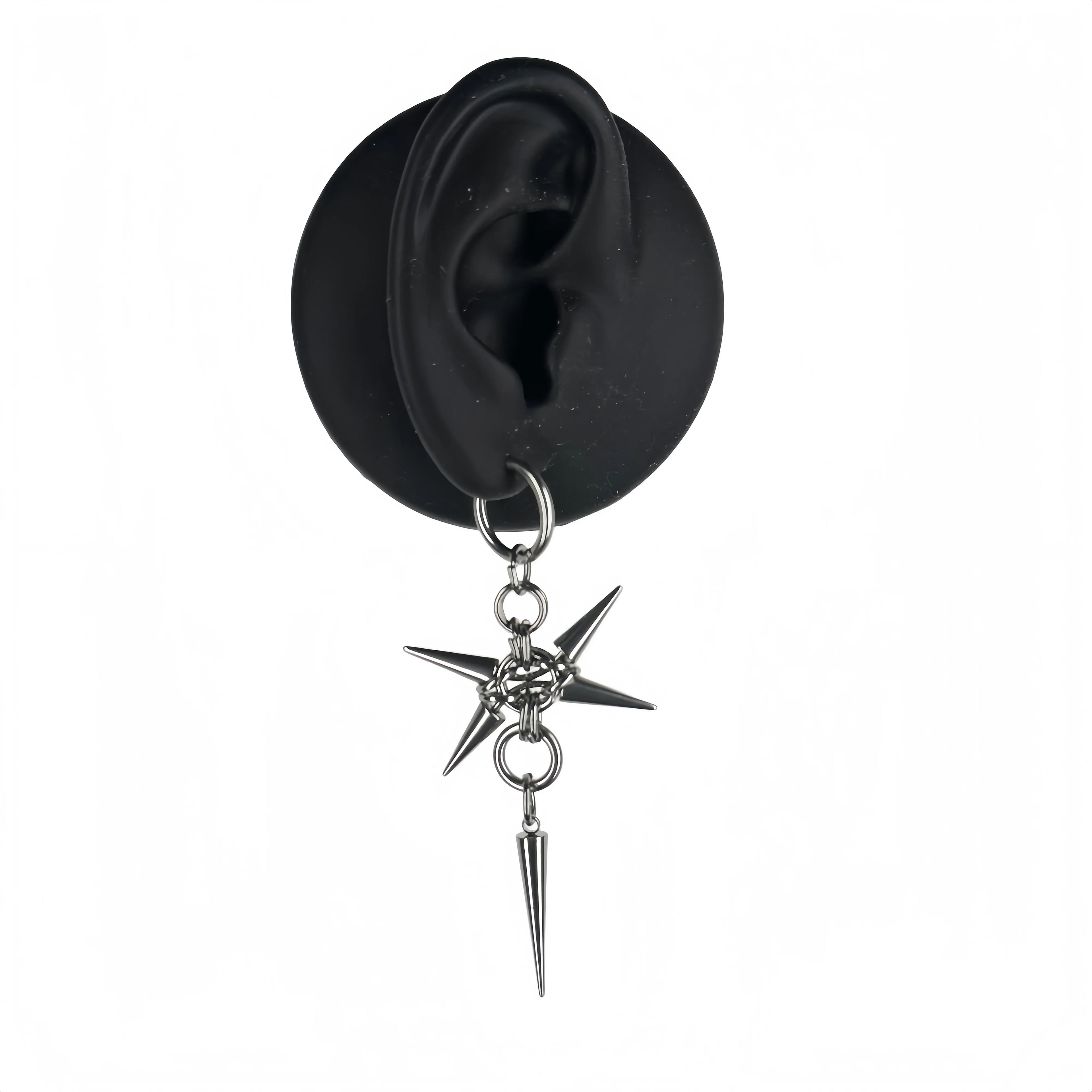 The Spike Hoop Dangles