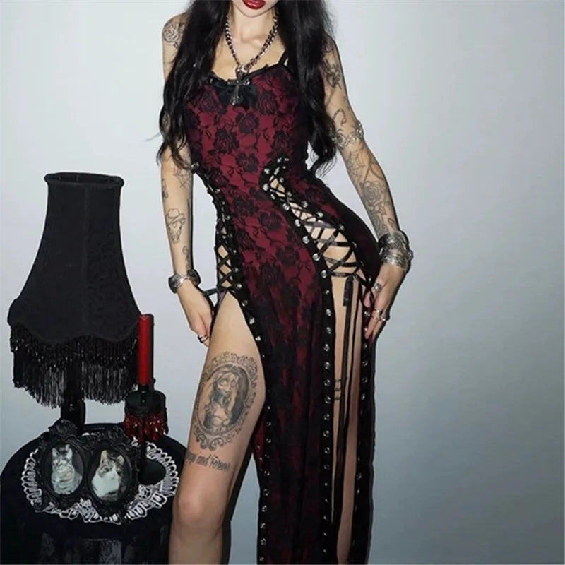 Caelith Lace Bandage Gown