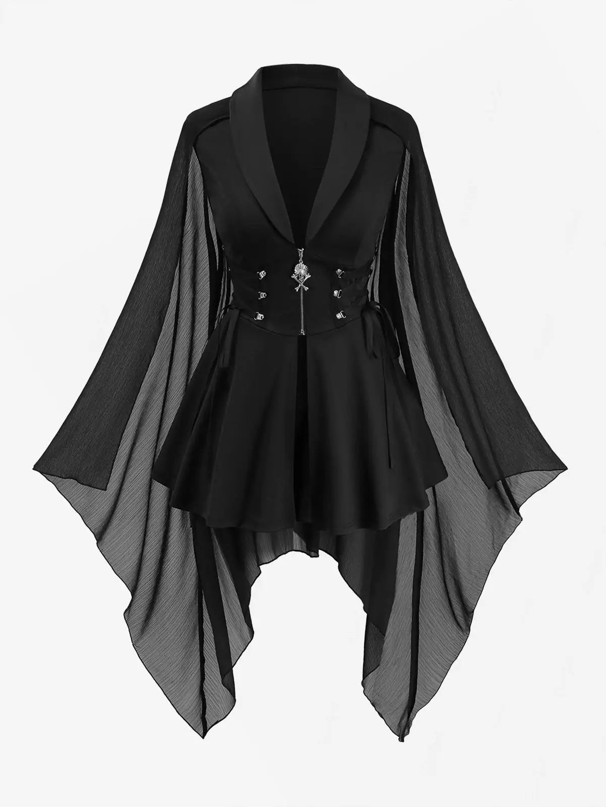 Chiffonyx Skull Lace Coat