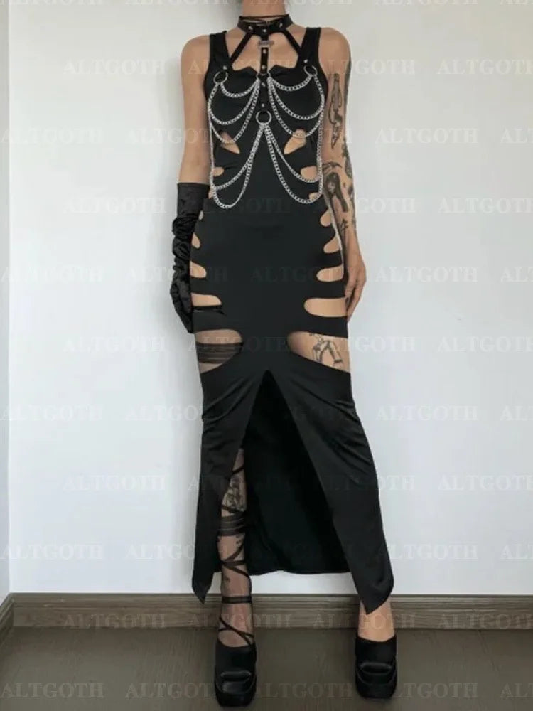 Qiyana Ripped Dress