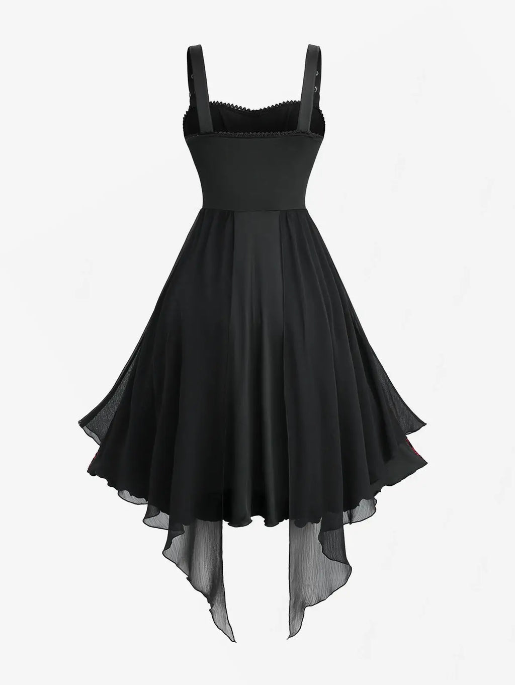 Flocquette Midi Dress