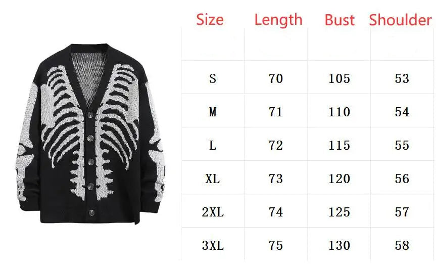 Skull Knit Coat