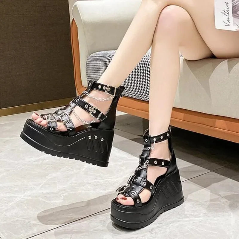 Shadowlace Sandals