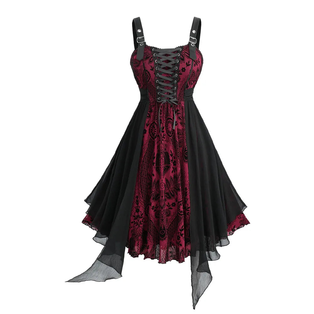 Flocquette Midi Dress