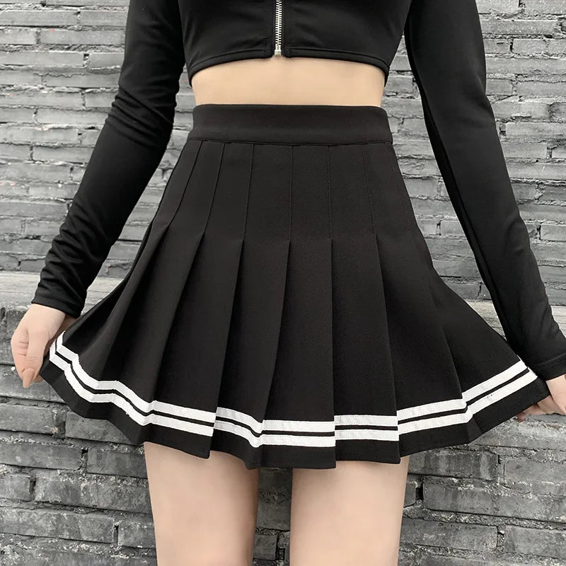 Punk Pleated Skirt