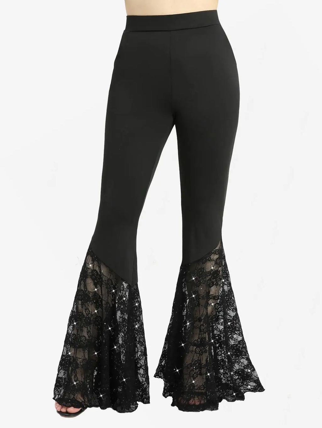 Velvethorn Sequin Flare Trousers