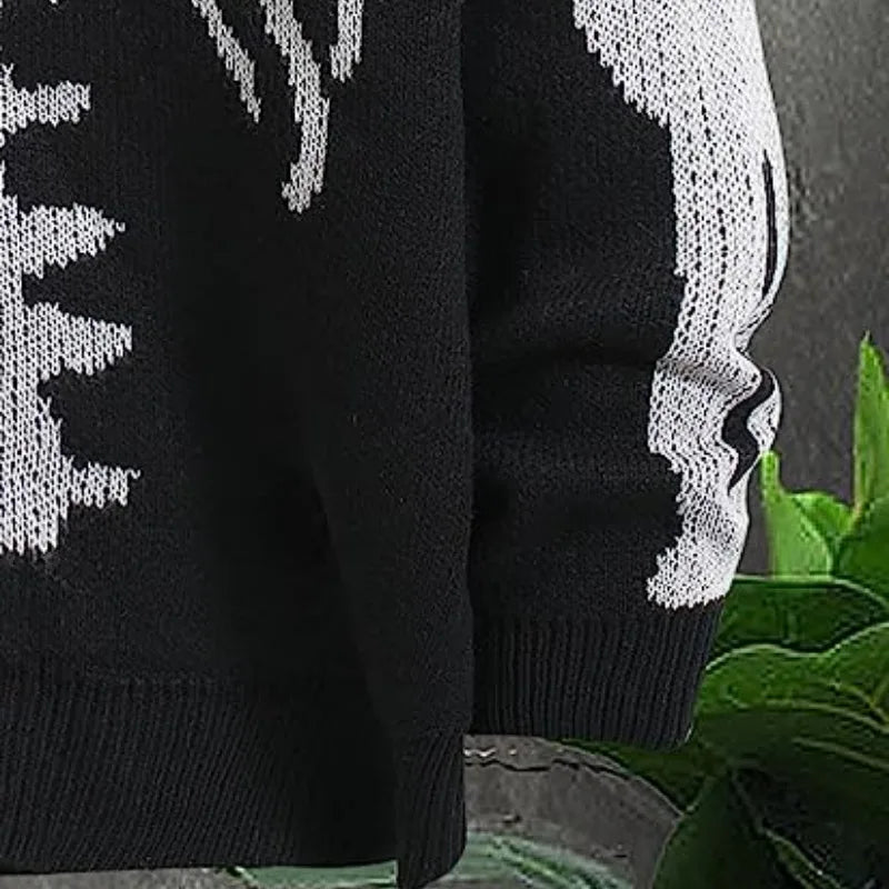 Skull Knit Coat