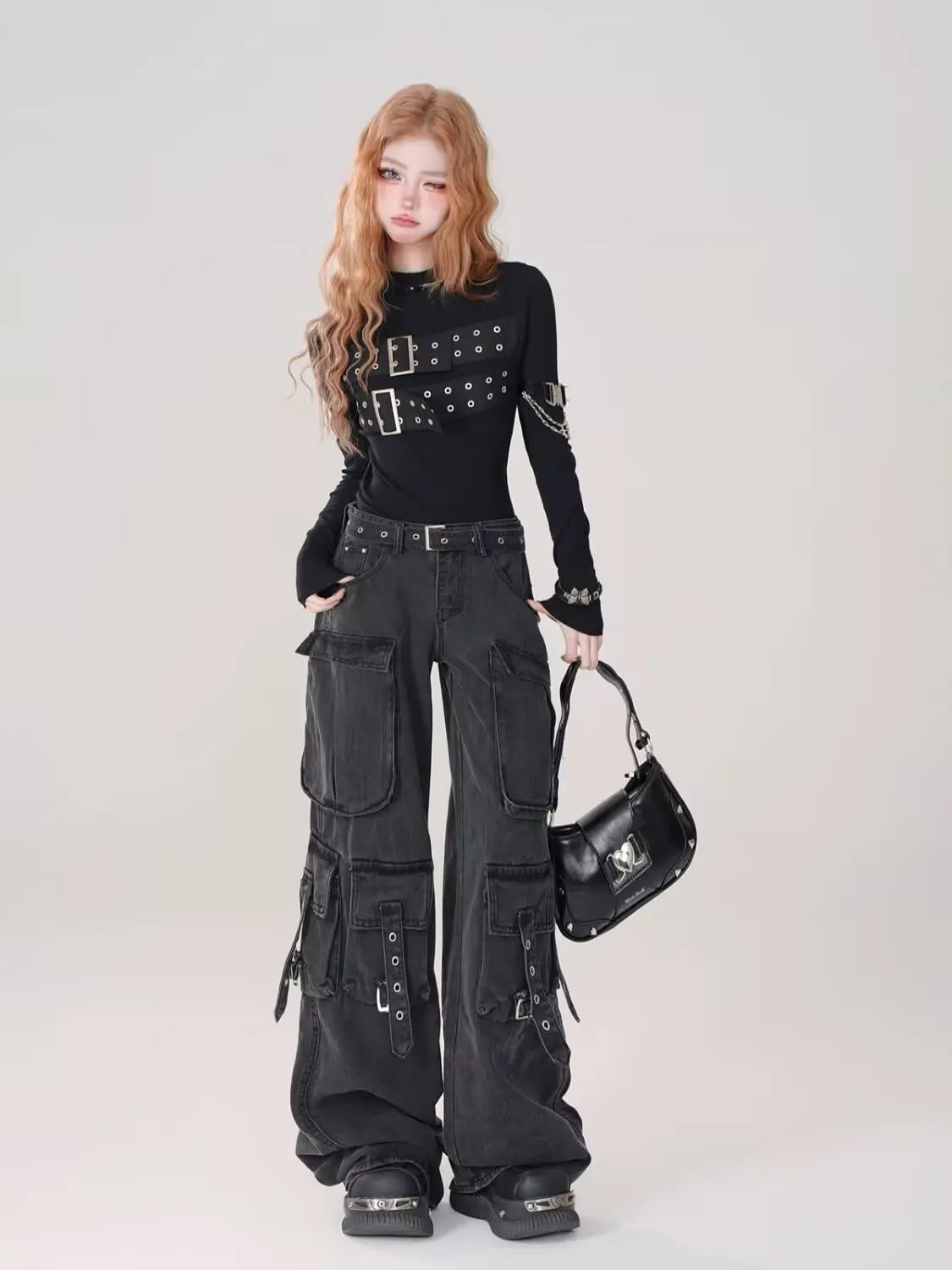 Cyrenne Cargo Jeans