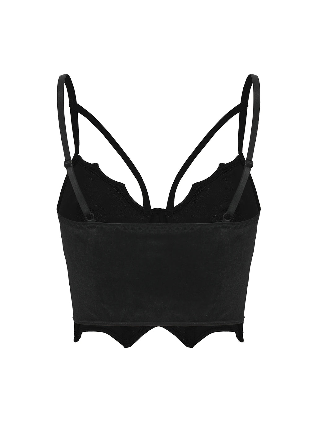 Noctara Velvet Bustier