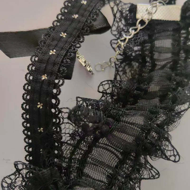 The Lace Cross Choker