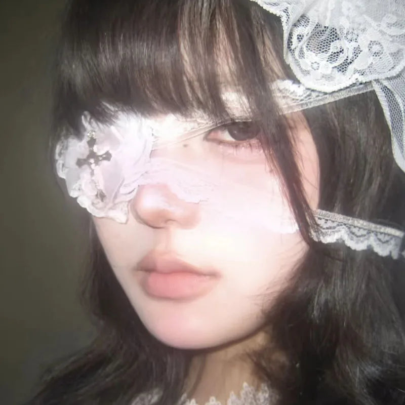 The Lace Eye Mask Necklace