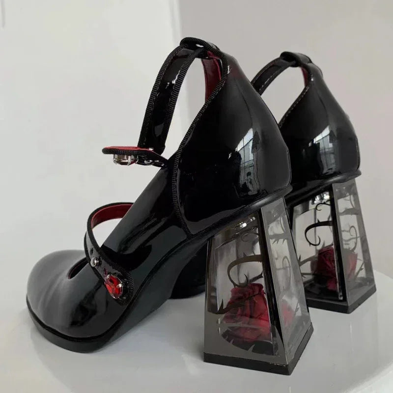 Midnight Thorn Pumps
