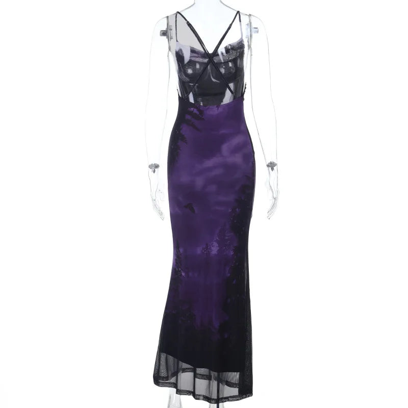 Zephyrine Backless Gown