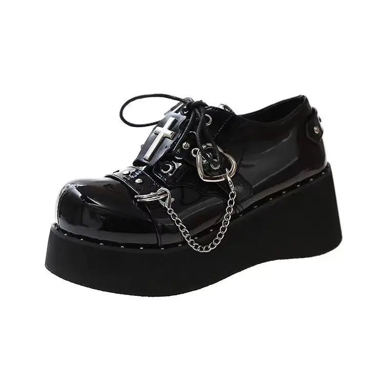Obsidian Slip Heels
