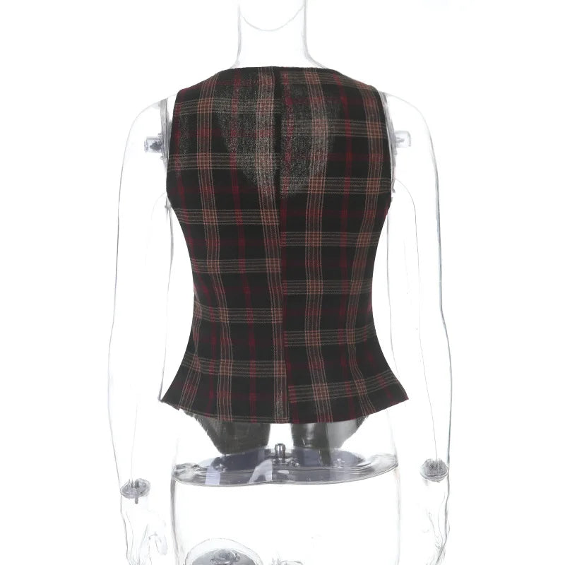 Seraphel Plaid Top