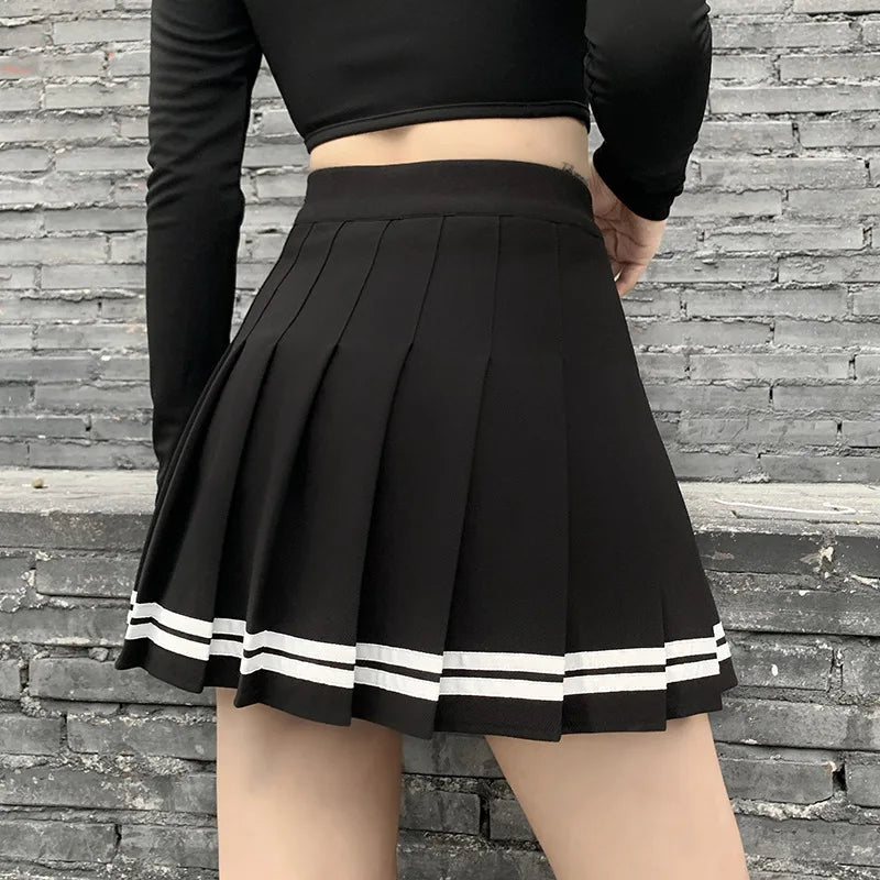 Punk Pleated Skirt