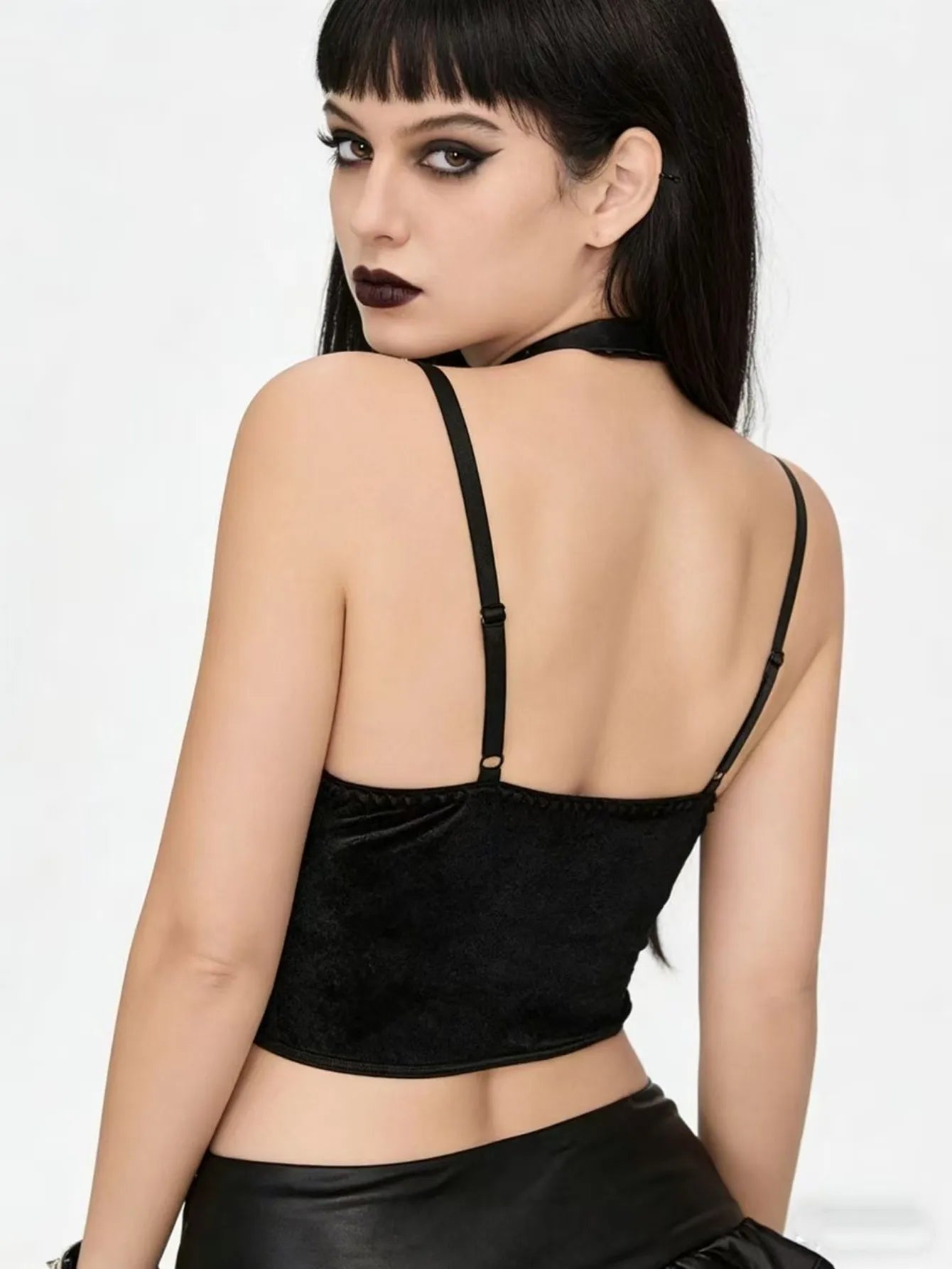 Noctara Velvet Bustier