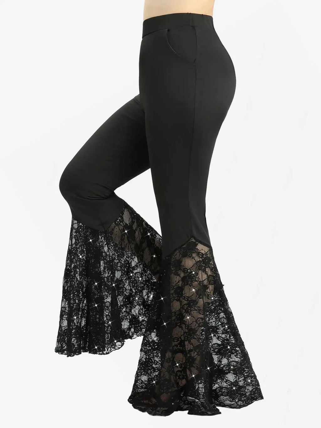 Velvethorn Sequin Flare Trousers