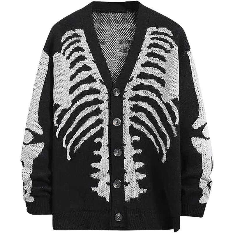 Skull Knit Coat