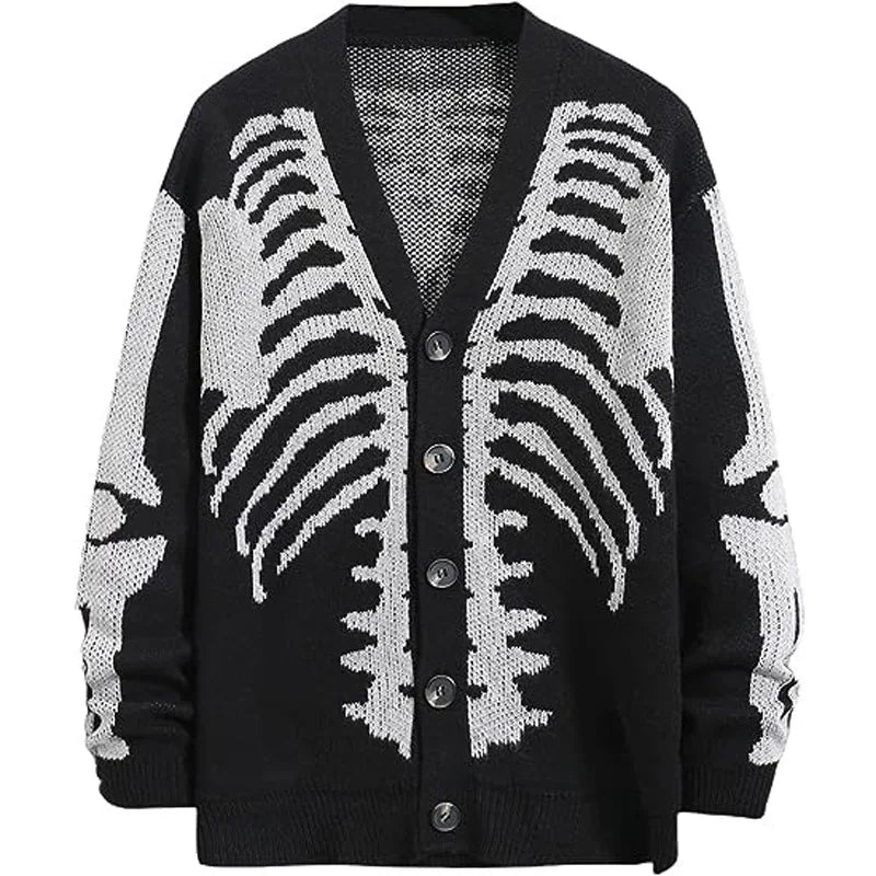 Skull Knit Coat