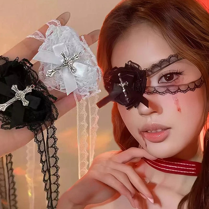 The Lace Eye Mask Necklace