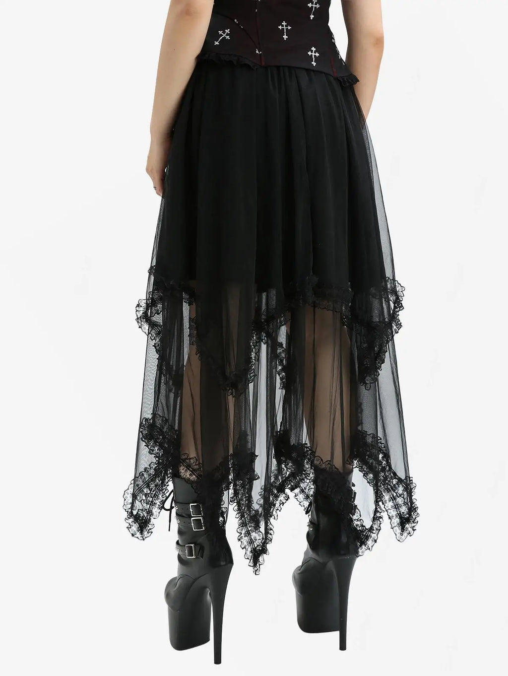 Handkerchief Midi Skirt