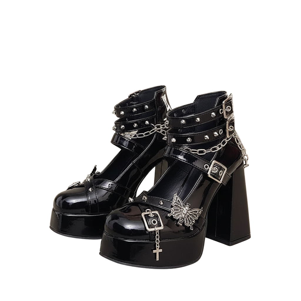 Crimson Ritual Heels