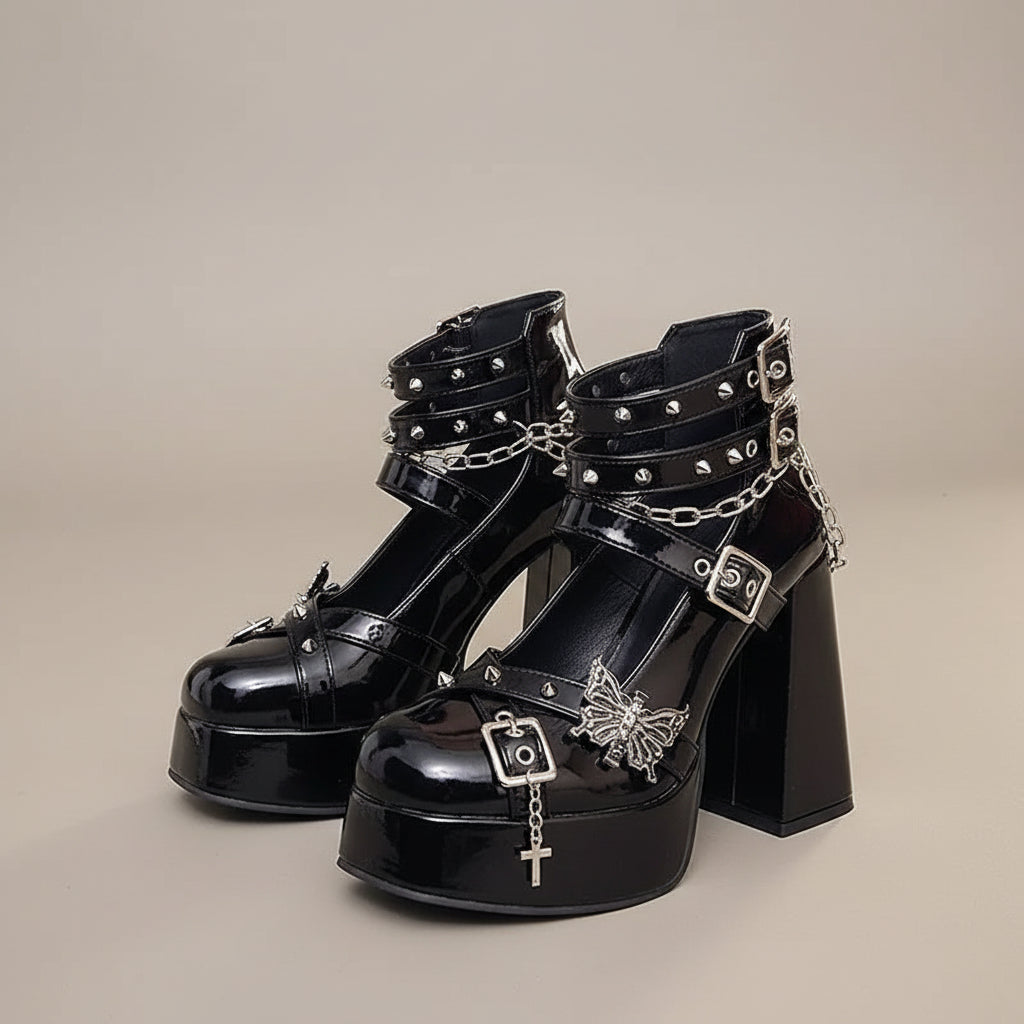 Crimson Ritual Heels