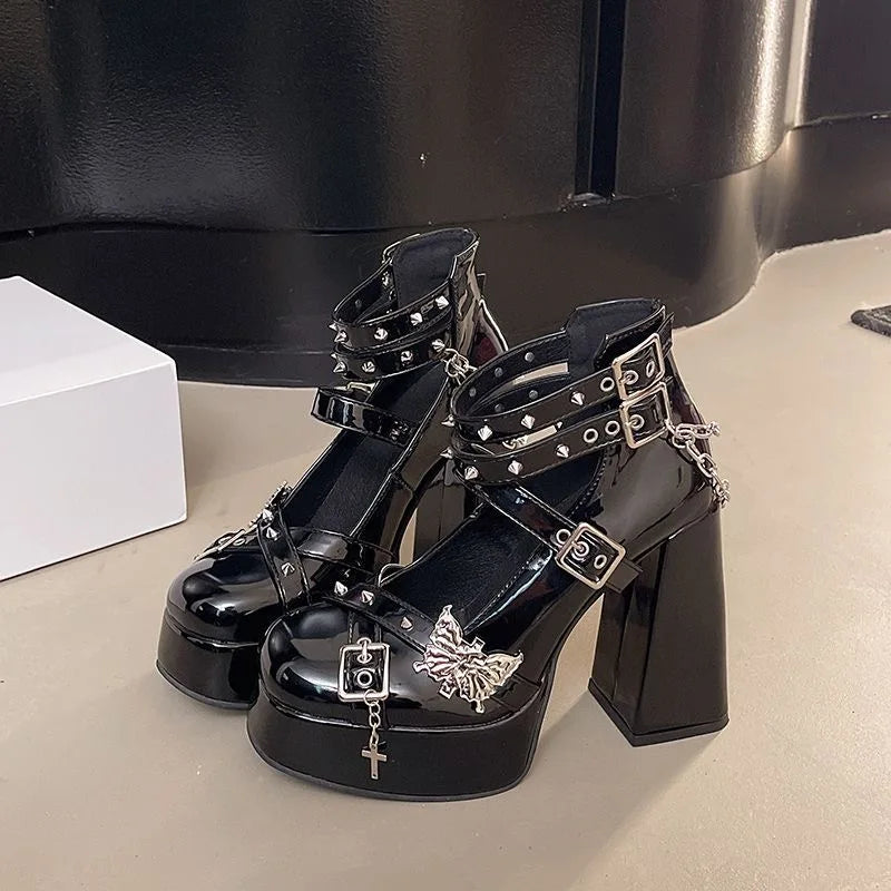 Crimson Ritual Heels